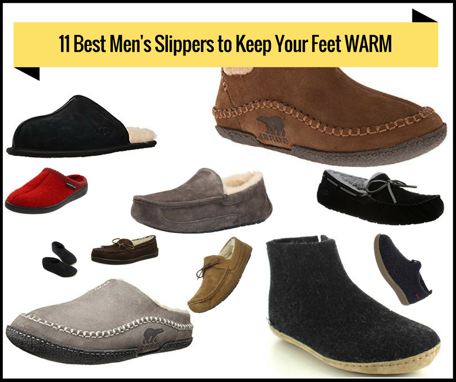 warm slippers mens